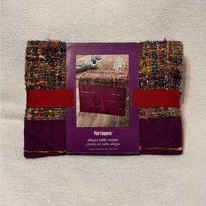 Pier 1 Imports Allegra Purple Multicolor Table Runner